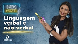 LINGUAGEM VERBAL E NÃOVERBAL  ENEM POWER [upl. by Dierolf982]