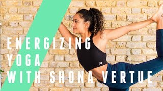 12 Minute Energizing Yoga Session With Shona Vertue  The Body Coach TV [upl. by Eibloc]