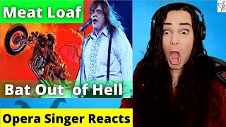 RIP Meat Loaf quotBat Out of Hellquot LIVE REACTION by Opera Singer and Vocal Coach [upl. by Nitsid]