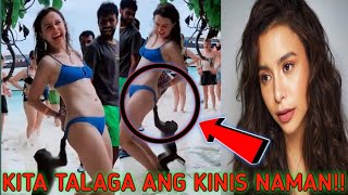 NAHUBARAN Nang Isang Unggoy SI Yassi Pressman Habang Naliligo Sa Beach [upl. by Silloc121]