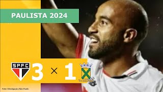 SÃO PAULO 3 X 1 SANTO ANDRÉ  CAMPEONATO PAULISTA 2024 VEJA OS GOLS [upl. by Niwrehs]