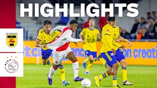 First goal for Jorthy Mokio 🇧🇪  Highlights Cambuur  Jong Ajax  Keuken Kampioen Divisie [upl. by Zanas]