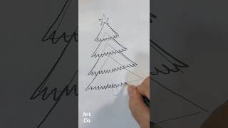 Como desenhar Árvore de Natal 🎄 usando Triângulos [upl. by Lion111]