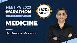 NEET PG Revision Marathon Medicine by Dr Deepak Marwah  PrepLadder NEET PG [upl. by Garnette]