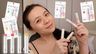 Mentholatum Tone My Lip Colour Correcting Lip Balm Review  JQLeeJQ [upl. by Baryram]