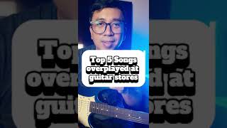 Top 5 BANNED songs to play at guitar stores [upl. by Namia783]