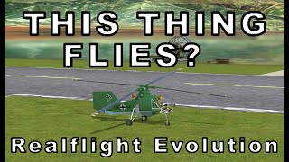 Flettner 282  RC Flight  Realflight Evolution [upl. by Adnauqahs798]