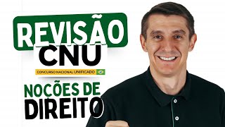 REVISÃO CNU  Noções de DIREITO  Professor Franco [upl. by Yuri]