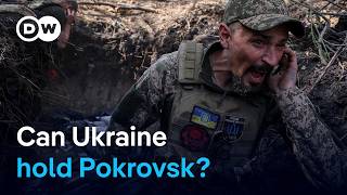 Russia is closing in on the key strategic town of Pokrovsk  DW News [upl. by Almund]