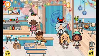 charlie goes to krill grill  toca life world [upl. by Burner]