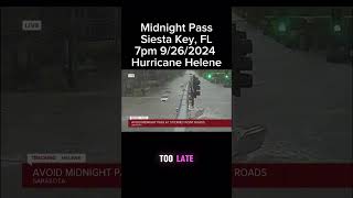 Hurricane Helene Siesta Key FL hurricanehelene shorts siestakey [upl. by Bennir]