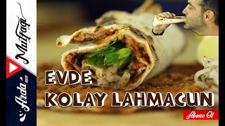 Evde Kolay Lahmacun Nasıl Yapılır  Lahmacun Tarifi  Ardanın Mutfağı [upl. by Eelarol171]