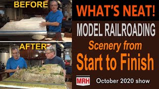 Scenery from start to finish  October 2020 WHATS NEAT Model Railroad Hobbyist [upl. by Llehcar936]