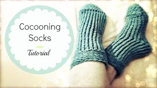 EASY KNITTED SOCKS [upl. by Narton267]