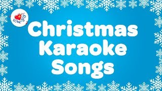 Christmas Songs Playlist Karaoke  Instrumental Christmas Music with Lyrics Love to Sing [upl. by Idaline778]