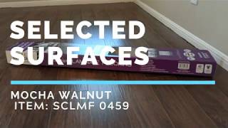 Select Surfaces Mocha Walnut Laminate Flooring [upl. by Eenoj]