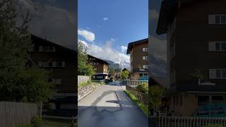 🇨🇭Wengen Swiss car free village 🇨🇭swiss youtubeshorts [upl. by Ettesus]