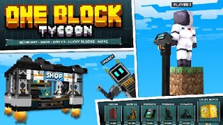 One block Tycoon Minecraft DLC Map Free [upl. by Nert]