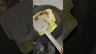 Palak paratha breakfast recipe youtubeshorts [upl. by Evante]