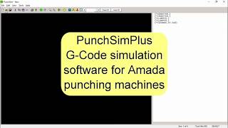 CNCsoft PunchSimPlus Punch Gcode Simulator For Amada Machines Highlights [upl. by Reinold]