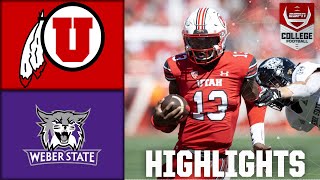 Weber State Wildcats vs Utah Utes  Full Game Highlights [upl. by Artinad]