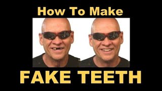 How to Make Fake Teeth with Thermal Plastic Fitting Beads [upl. by Nnayllek997]