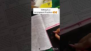 practice sitting arrangement for bank exam shorts ytshorts bankaspirant sbi sbipopreparation [upl. by Acyssej]