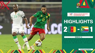 Cameroon 🆚 Comoros Highlights  TotalEnergiesAFCON2021 Round Of 16 [upl. by Edrei]