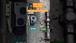 Budget Optic Battle LPVO vs Red Dot and Magnifier Eotech Sig Sauer [upl. by Natsud]