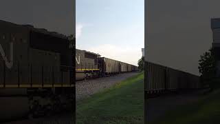 NB Canadian National Empty Coal Drag in Lenexa KS on 72716 [upl. by Uhn977]