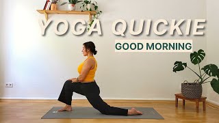 Yoga Quickie  5 Minuten Ganzkörper Morgenyoga I 5 Minute Good Morning Yoga Full body [upl. by Cooperman]