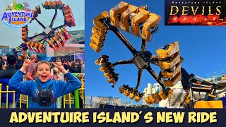 DEVILS DANCE  Awesome new ride at Adventure Island SOUTHEND [upl. by Gunar]