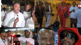 LARRIVÉE DE PREMIÈRE ÉQUIPE DE BCBG À KINSHASA LAÉROPORT DE NDJILI TOMBÉ AVEC LES FANS [upl. by Aniryt]