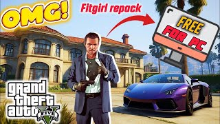 GTA V Fitgirl repack for PC and LAPTOP  💯 Working Free [upl. by Colp920]