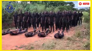 Ghana police training school 💪🇬🇭 [upl. by Ayekat]