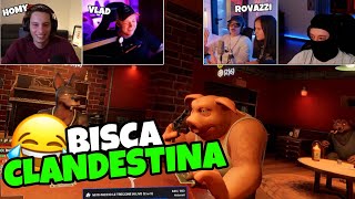 BISCA CLANDESTINA con ROVAZZI e VLAD IL RUSSO😂🃏 [upl. by Daffodil]