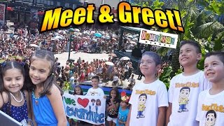 EvanTubeHD MEET amp GREET at Downtown Disney [upl. by Ynehteb]