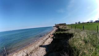 Strand von Rerik Meschendorf in Full HD 2017 Ostseecamp Seeblick Ostsee Baltic Sea Meer Wellen Wave [upl. by Arremat]