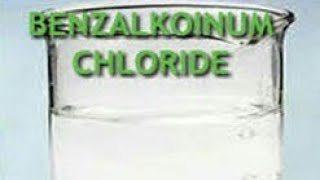 BENZALKONIUM CHLORIDE [upl. by Halimaj]