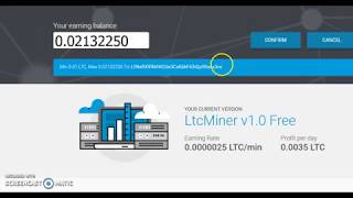 kopanie kryptowaluty LTC LITECOIN jak kopac kryptowaluty z domowego komputera dochod pasywny [upl. by Iat]