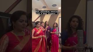 Best Recording Session  Singer Sunitha Latest Video  YTShorts  Upadrasta Sunitha [upl. by Alomeda157]