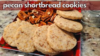 Pecan Shortbread Cookies [upl. by Eyllek]