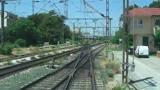 Cab ride Siemens Desiro ΕMU from Thessaloniki to Larissa [upl. by Pamella584]