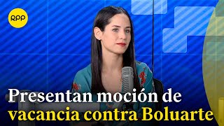 Congresistas presentan moción de vacancia contra Dina Boluarte [upl. by Suivatco]