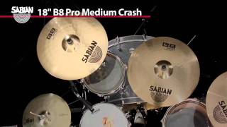 SABIAN 18quot B8 Pro Medium Crash [upl. by Toll363]