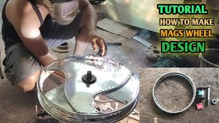 Tutorialhow to make tricycle sidewheel mags wheel design [upl. by Joan352]