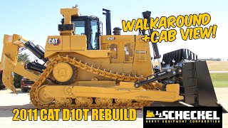 2011 Cat D10T Powertrain Plus Rebuild A03299 Walkaround amp Cab [upl. by Jerry]