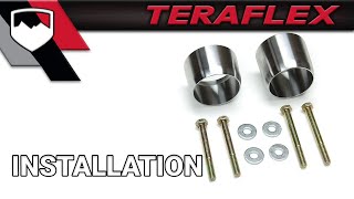 TeraFlex Install 2012 JK PreProduction Exhaust Spacer Kit [upl. by Terina]