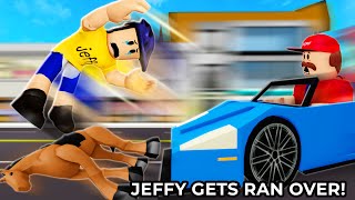 SML ROBLOX Jeffy Gets Ran Over  ROBLOX Brookhaven 🏡RP  Funny Moments [upl. by Ezmeralda213]