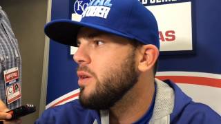 Royals third baseman Mike Moustakas on his season play at World Series media day [upl. by Warrenne]